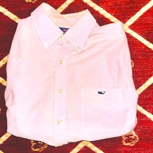 Pink Vineyard Vines Button Down